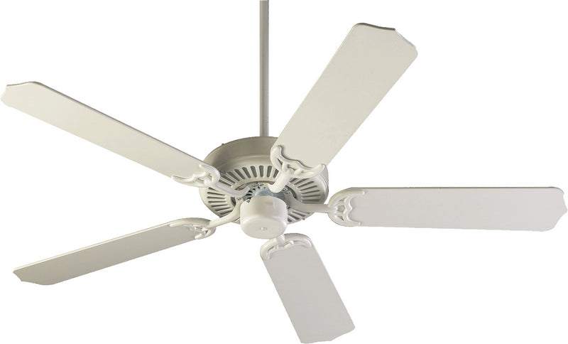 Quorum 77525-8 52``Ceiling Fan, Studio White Finish - LightingWellCo
