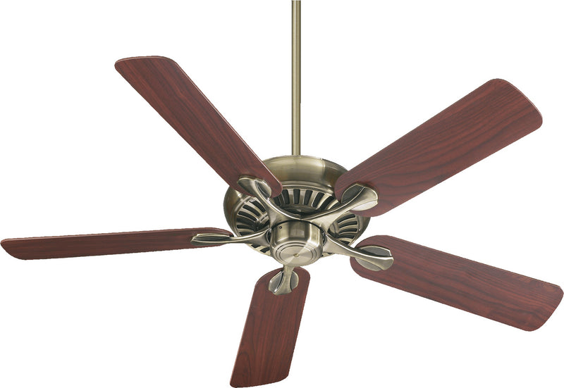 Quorum 91525-4 52``Ceiling Fan, Antique Brass Finish - LightingWellCo