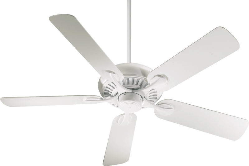 Quorum 91525-8 52``Ceiling Fan, Studio White Finish - LightingWellCo