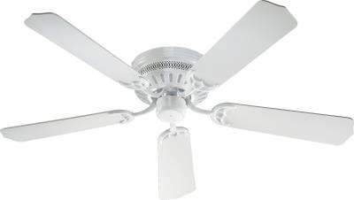 Quorum 11525-6 Custom Hugger 52 inch White Ceiling Fan - LightingWellCo