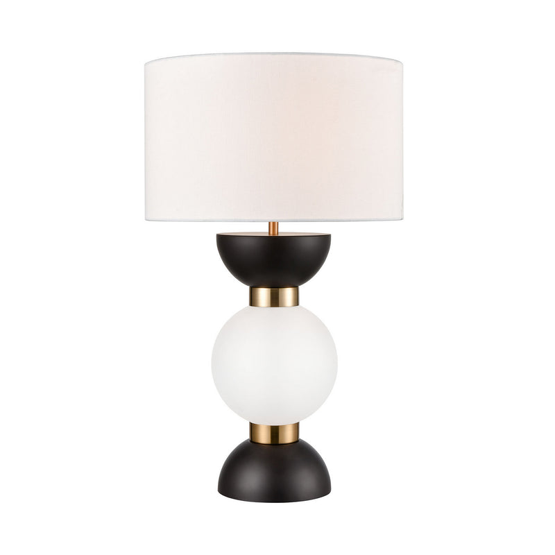 ELK Home D4673 One Light Table Lamp, Black Finish-LightingWellCo