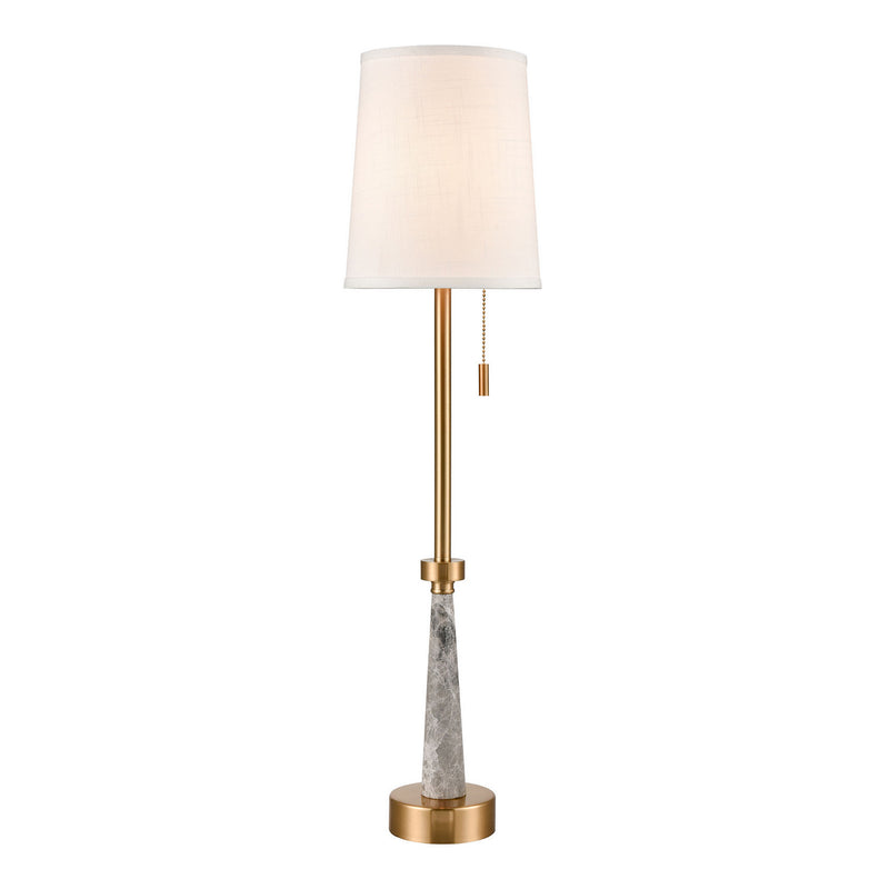 ELK Home D4682 One Light Table Lamp, Aged Brass Finish-LightingWellCo