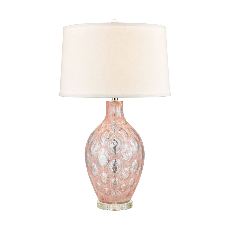 ELK Home D4707 One Light Table Lamp, Pink Finish-LightingWellCo