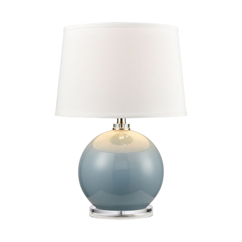 ELK Home H019-7222 One Light Table Lamp, Polished Nickel Finish - At LightingWellCo