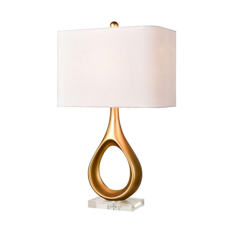 ELK Home H019-7232 One Light Table Lamp, Gold Finish-LightingWellCo