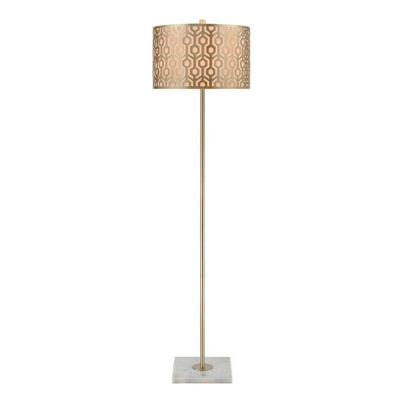 ELK Home H019-7236 One Light Floor Lamp, Champagne Gold Finish-LightingWellCo