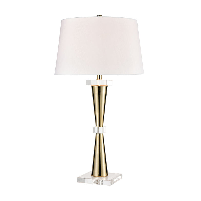 ELK Home H019-7238 One Light Table Lamp, Gold, Clear Finish - At LightingWellCo