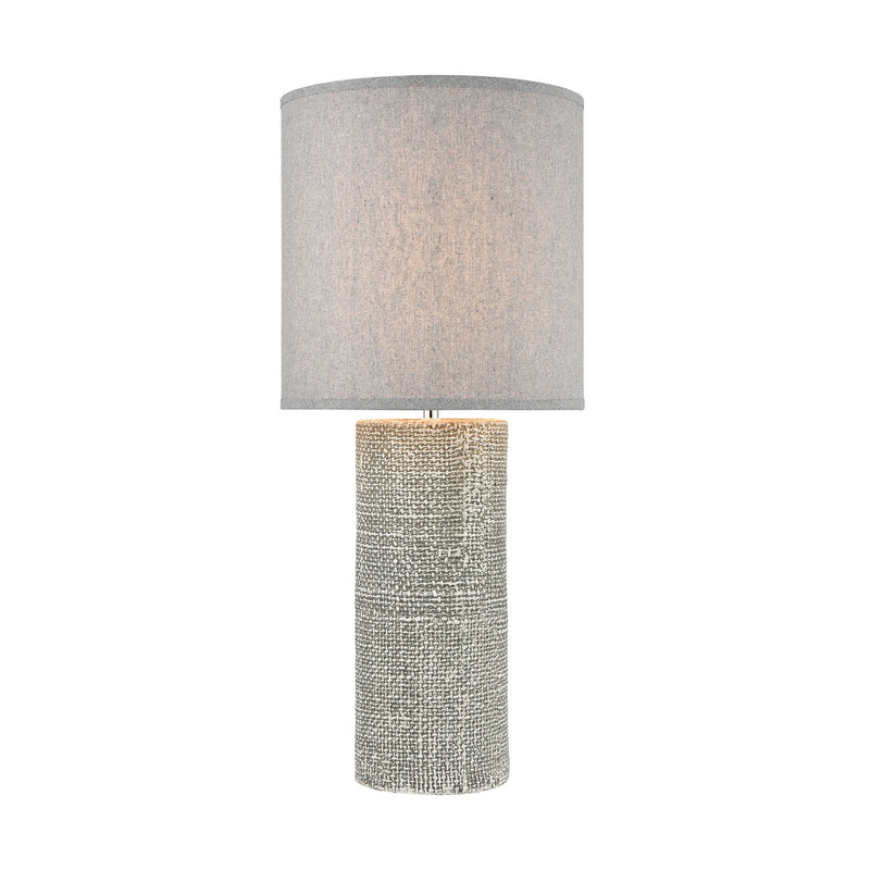ELK Home H019-7260 One Light Table Lamp, Light Grey Finish - At LightingWellCo