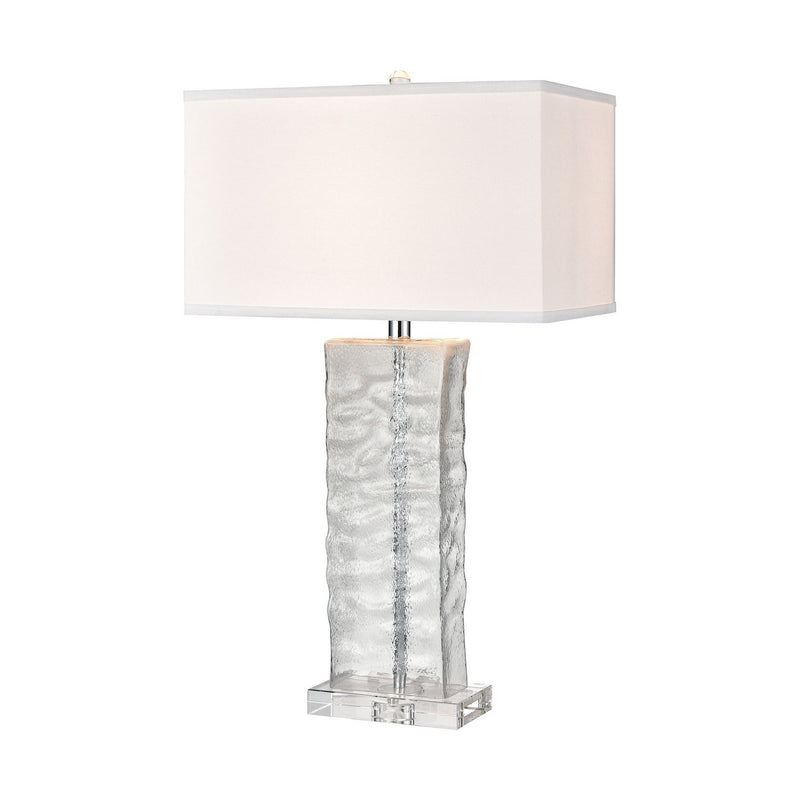 ELK Home S019-7273C One Light Table Lamp, Clear Finish-LightingWellCo