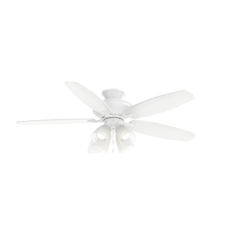 Kichler 330162MWH 52``Ceiling Fan, Matte White Finish-LightingWellCo