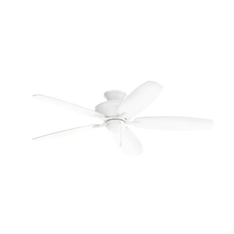 Kichler 330164MWH 52``Ceiling Fan, Matte White Finish-LightingWellCo
