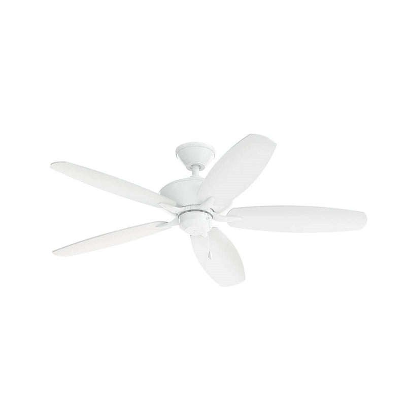 Kichler 330165MWH 52``Ceiling Fan, Matte White Finish-LightingWellCo