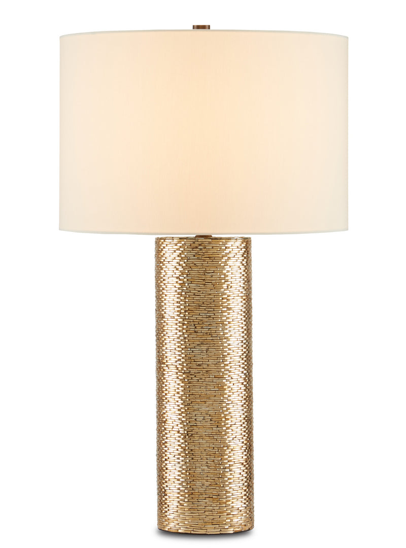 Currey and Company 6000-0756 One Light Table Lamp, Gold Finish-LightingWellCo