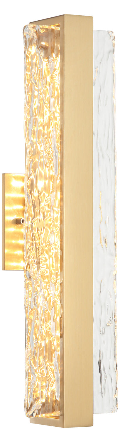 Matteo Lighting S02018AG Wall Sconce, Aged Gold Brass Finish - LightingWellCo