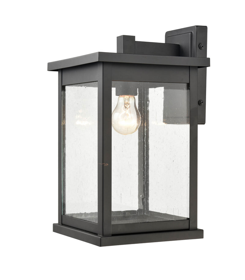 Millennium 4121-PBK One Light Outdoor Hanging Lantern, Powder Coat Black Finish-LightingWellCo