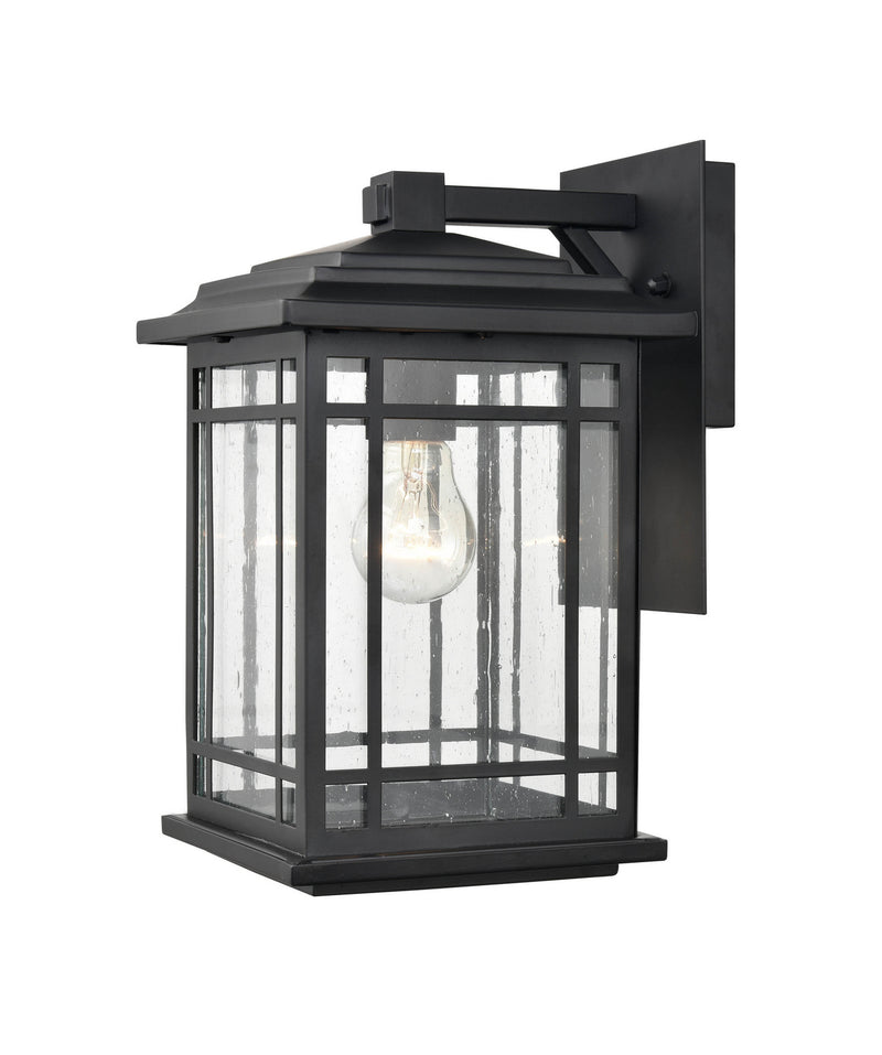 Millennium 4151-PBK One Light Outdoor Hanging Lantern, Powder Coat Black Finish-LightingWellCo