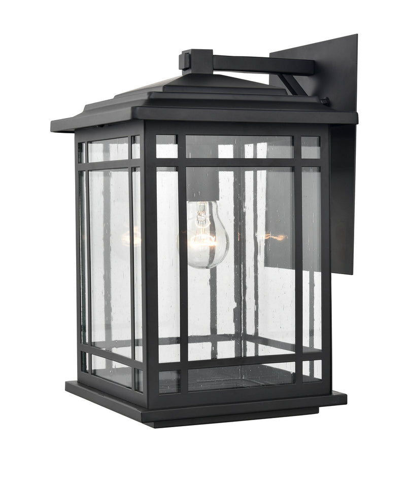 Millennium 4152-PBK One Light Outdoor Hanging Lantern, Powder Coat Black Finish-LightingWellCo