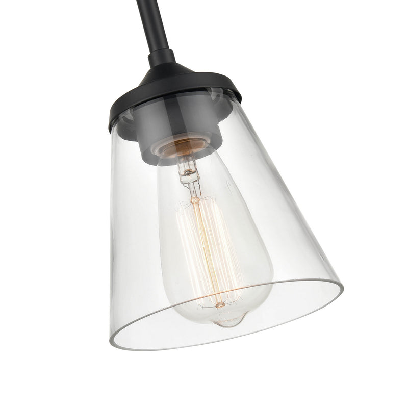 Millennium 9111-MB One Light Pendant, Matte Black Finish-LightingWellCo