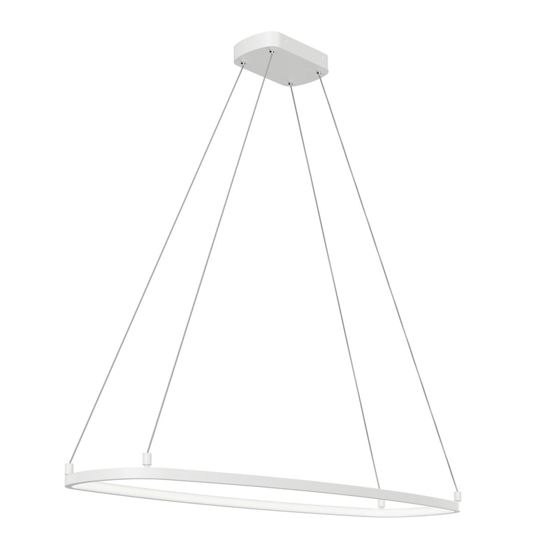 Kichler 84312WH LED Chandelier, White Finish-LightingWellCo