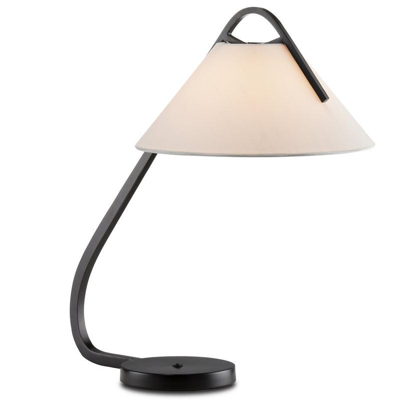 Currey and Company 6000-0780 One Light Desk Lamp, Oil Rubbed Bronze Finish-LightingWellCo