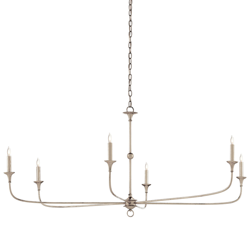 Currey and Company 9000-0932 Six Light Chandelier, Champagne Finish-LightingWellCo