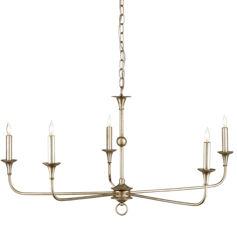 Currey and Company 9000-0933 Five Light Chandelier, Champagne Finish-LightingWellCo