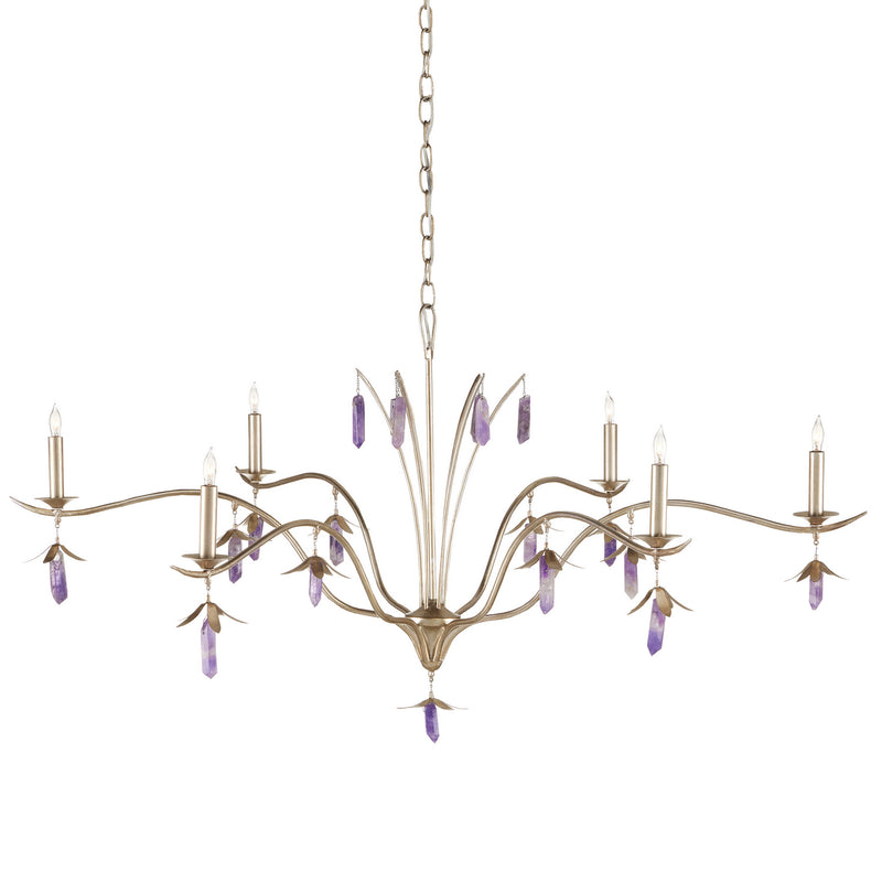 Currey and Company 9000-0934 Six Light Chandelier, Champagne Finish-LightingWellCo