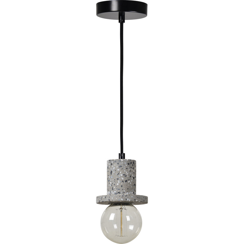 Renwil LPC4399 One Light Ceiling Fixture, Grey With White & Black Speckles Finish-LightingWellCo