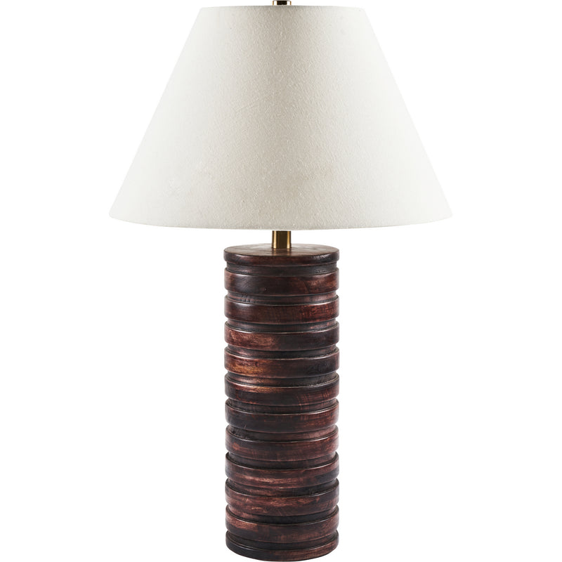 Renwil LPT1158 One Light Table Lamp, Painted Walnut Finish-LightingWellCo