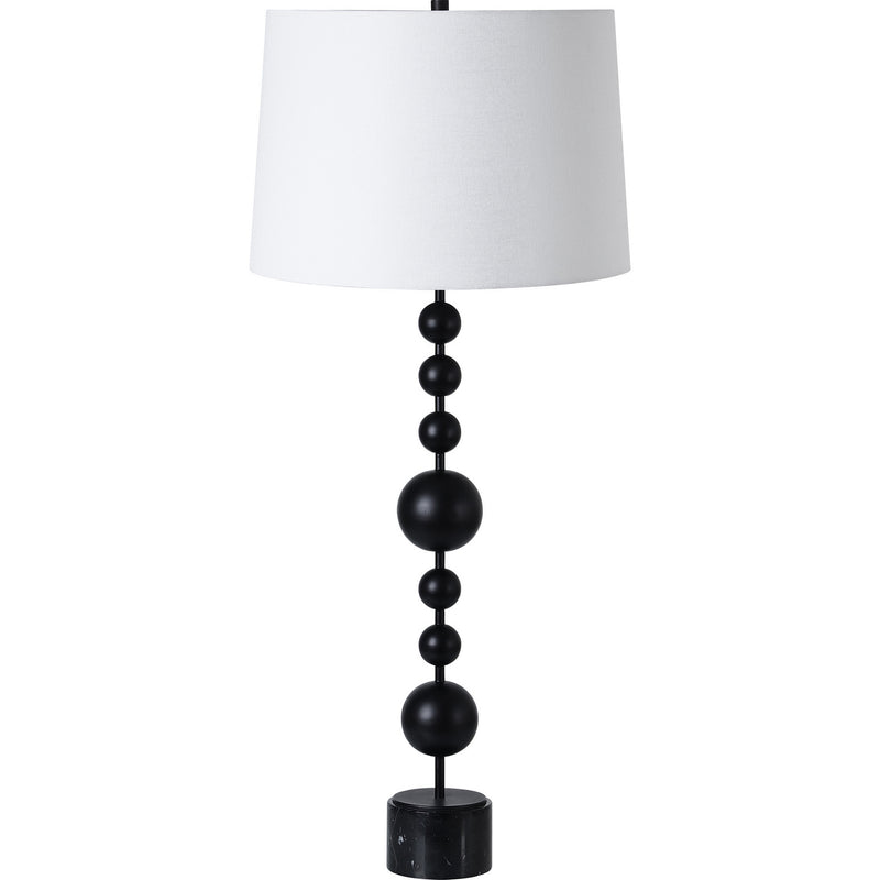 Renwil LPT1185 One Light Table Lamp, Natural Black,Powder Coated Black Finish-LightingWellCo