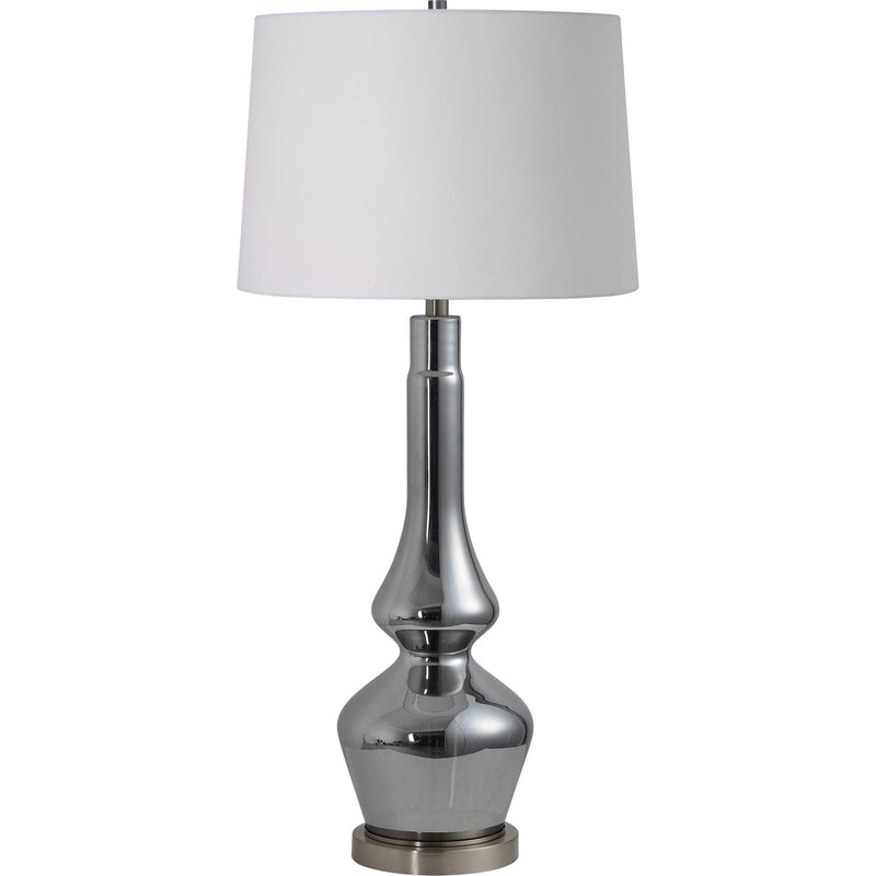 Renwil LPT1186 One Light Table Lamp, Plated Satin Nickel,Tinted Dark Chrome Finish-LightingWellCo