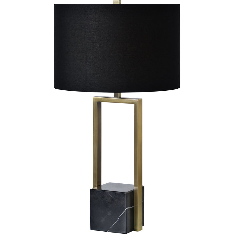 Renwil LPT1188 One Light Table Lamp, Natural Black,Plated Antique Brushed Brass,Black Finish-LightingWellCo