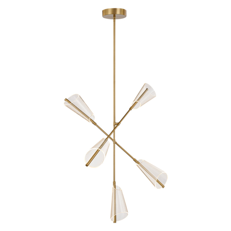 Kuzco Lighting CH62737-BG/LG LED Chandelier,  Finish-LightingWellCo
