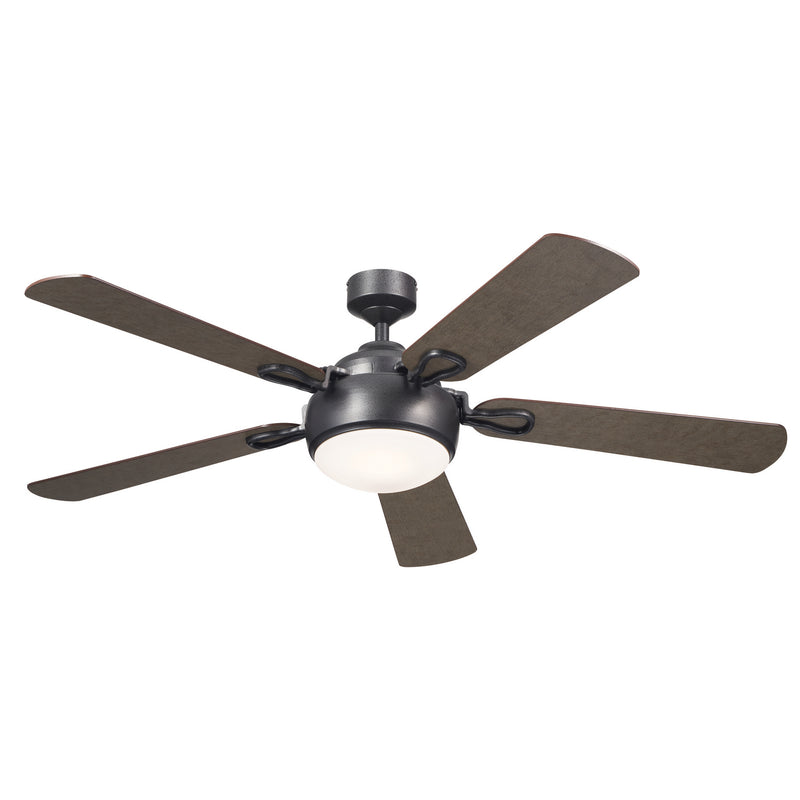 Kichler 300415AVI 60``Ceiling Fan, Anvil Iron Finish-LightingWellCo