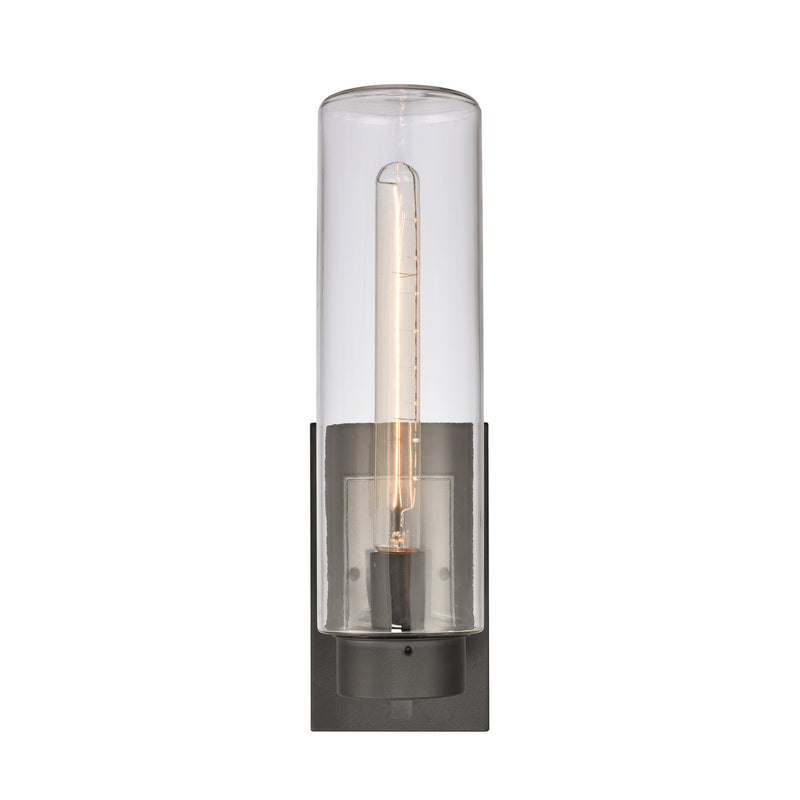 ELK Home 69671/1 One Light Wall Sconce, Textured Black Finish-LightingWellCo