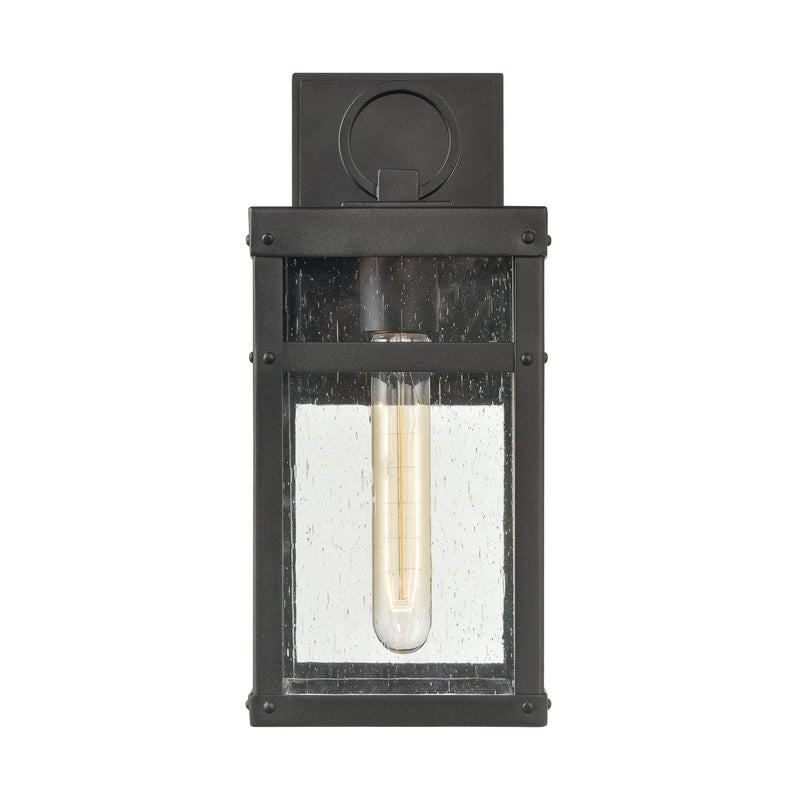 ELK Home 69701/1 One Light Wall Sconce, Textured Black Finish-LightingWellCo