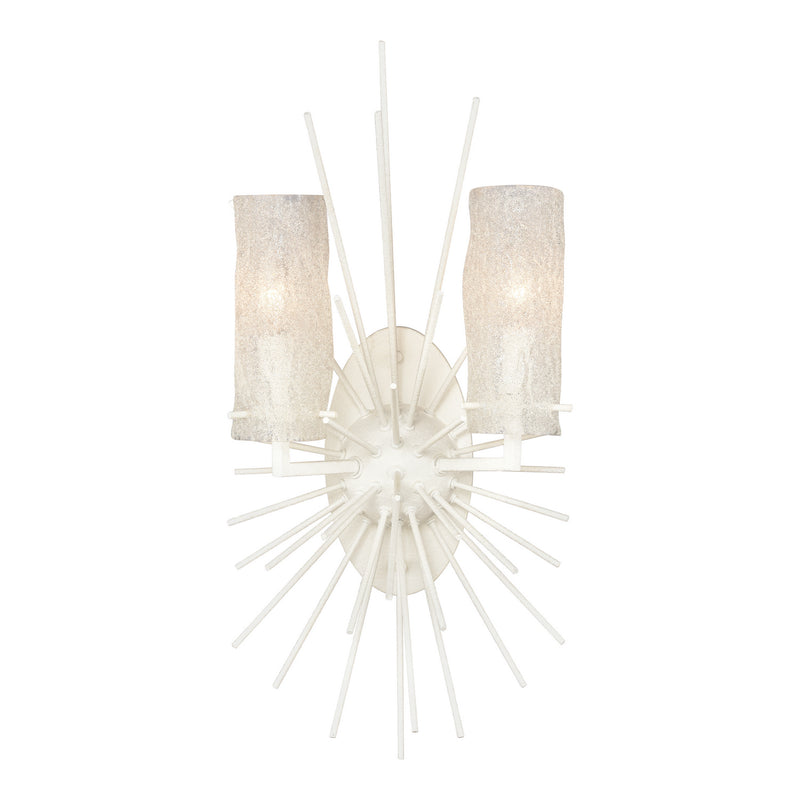 ELK Home 82081/2 Two Light Wall Sconce, White Coral Finish-LightingWellCo