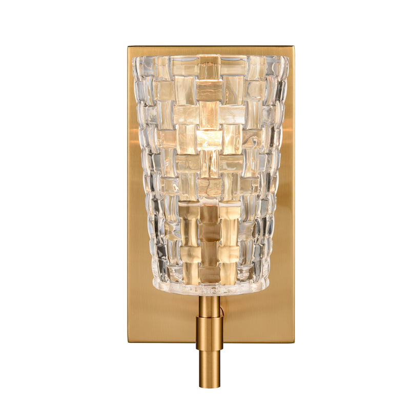ELK Home 82170/1 One Light Vanity, Satin Brass Finish-LightingWellCo