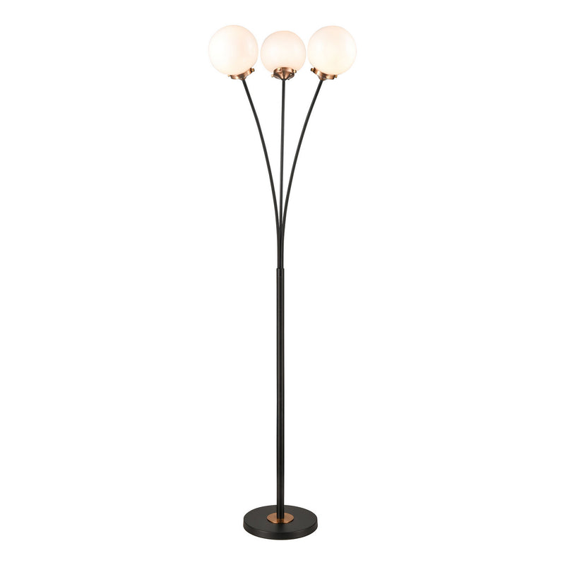 ELK Home D4581 LED Floor Lamp, Matte Black Finish-LightingWellCo