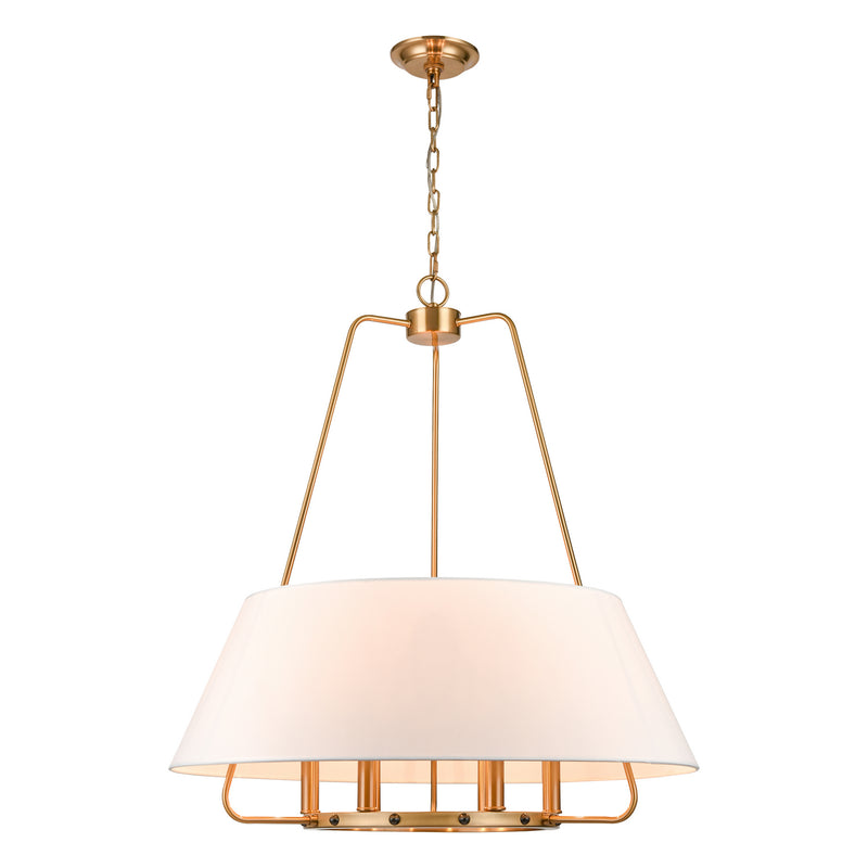 ELK Home H0018-7982 Six Light Pendant, Aged Brass Finish-LightingWellCo