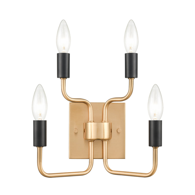 ELK Home H0018-8567 Two Light Wall Sconce, Aged Brass Finish-LightingWellCo