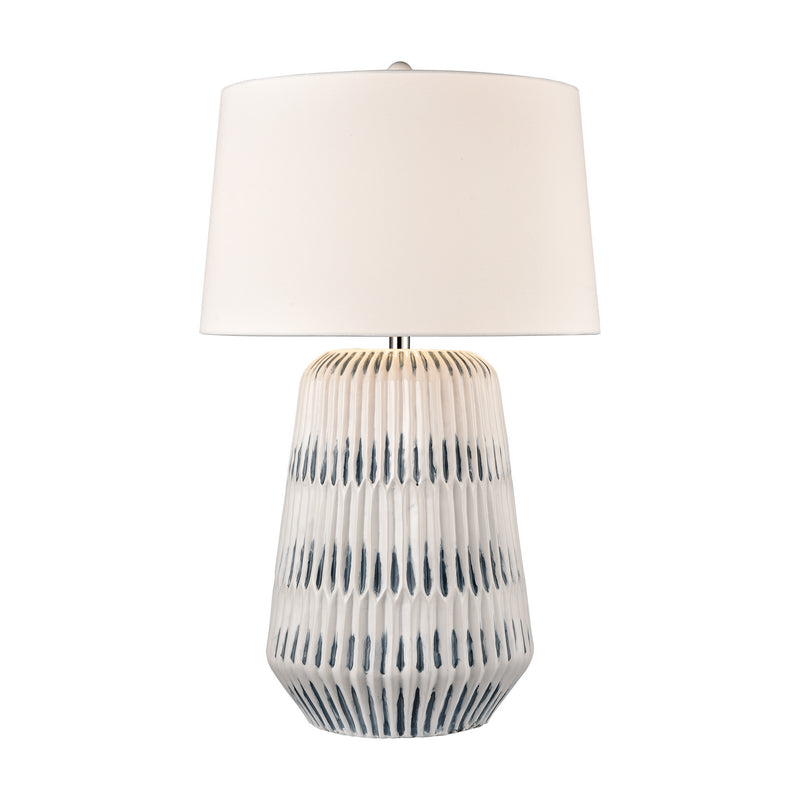 ELK Home H0019-10323 Table Lamp, White Finish-LightingWellCo