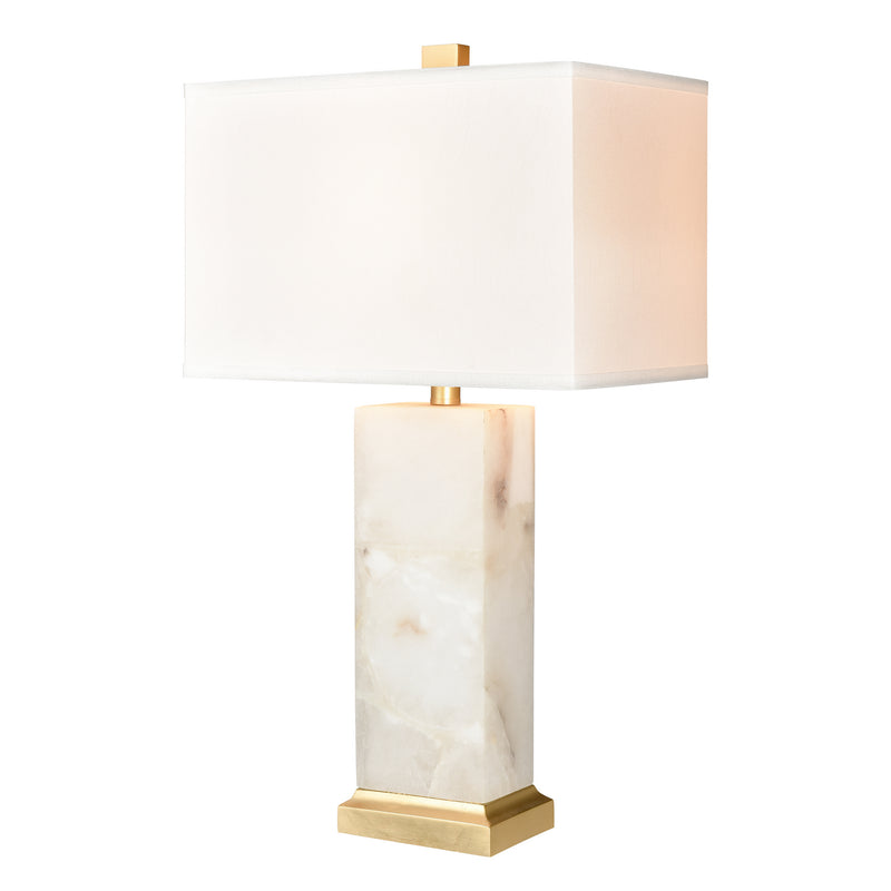ELK Home H0019-8006 One Light Table Lamp, White Finish-LightingWellCo
