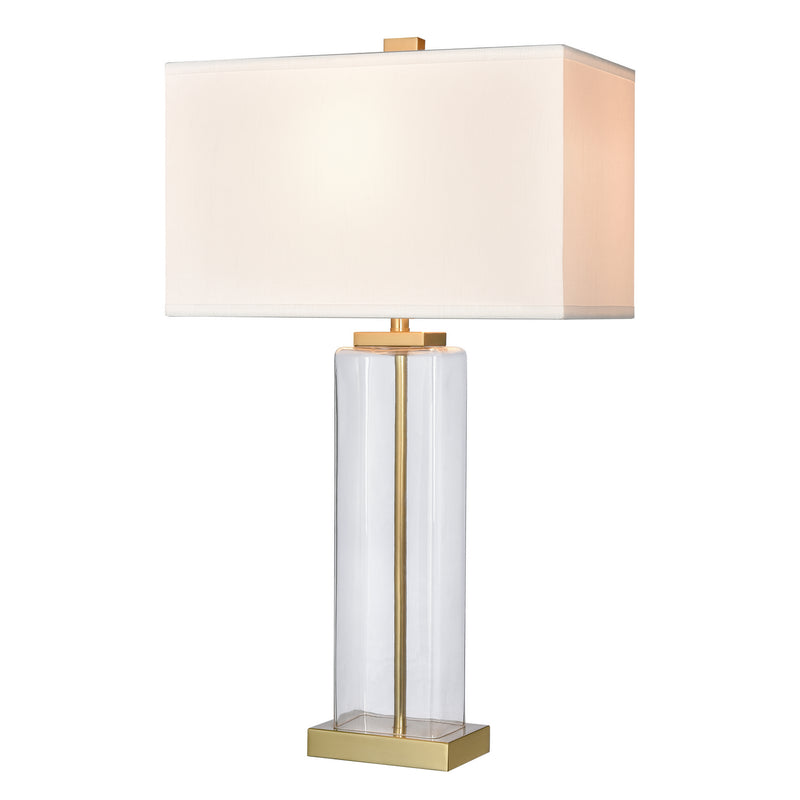 ELK Home H0019-8010 One Light Table Lamp, Clear Finish-LightingWellCo