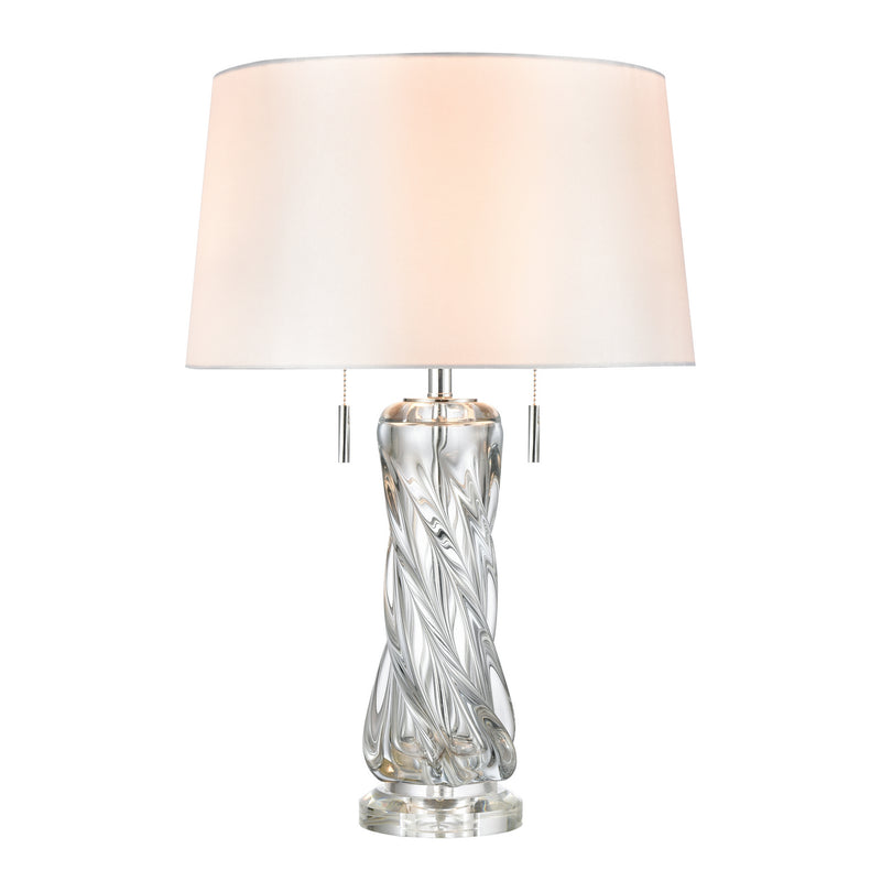 ELK Home H0019-8065 Two Light Table Lamp, Clear Finish-LightingWellCo