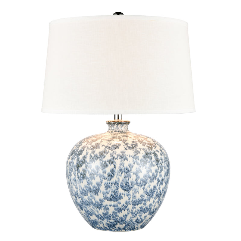 ELK Home H0019-8069 One Light Table Lamp, Blue Finish-LightingWellCo