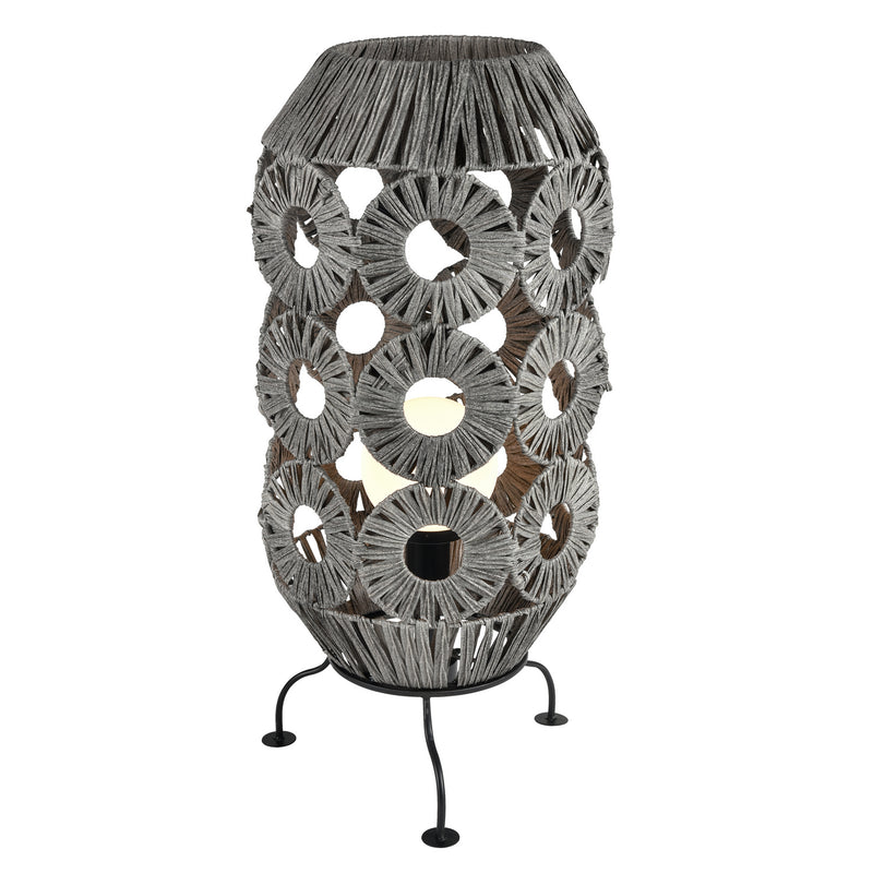 ELK Home H0019-8575 LED Outdoor Table Lamp, Gray Finish-LightingWellCo