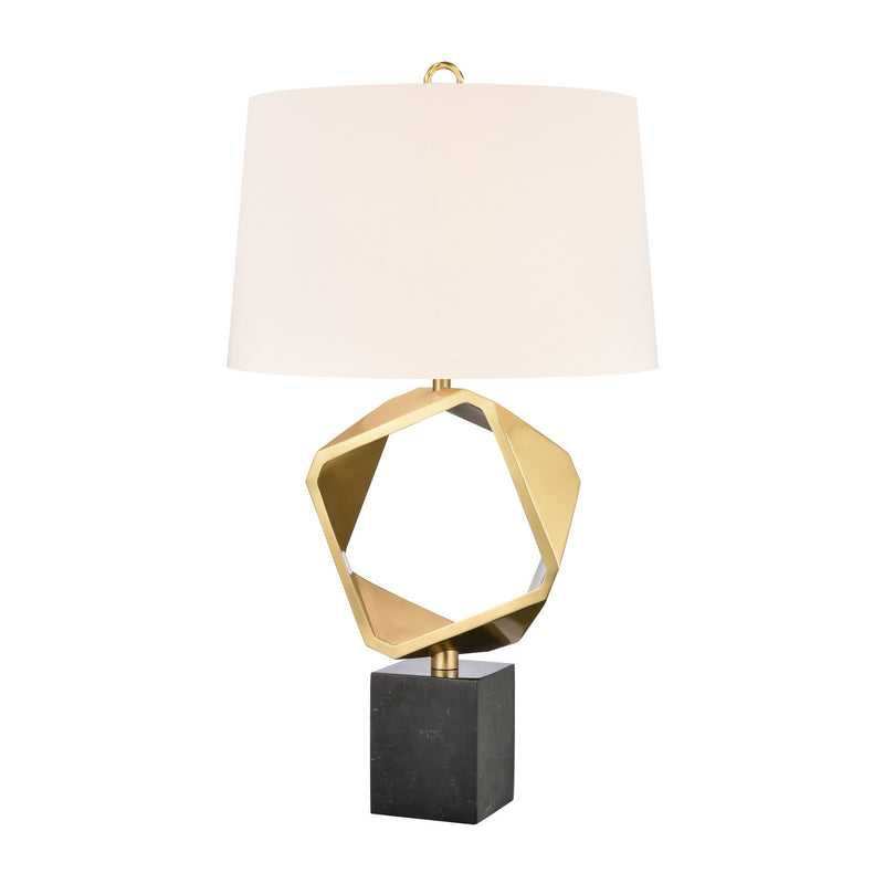 ELK Home H0019-9595 One Light Table Lamp, Brass Finish-LightingWellCo