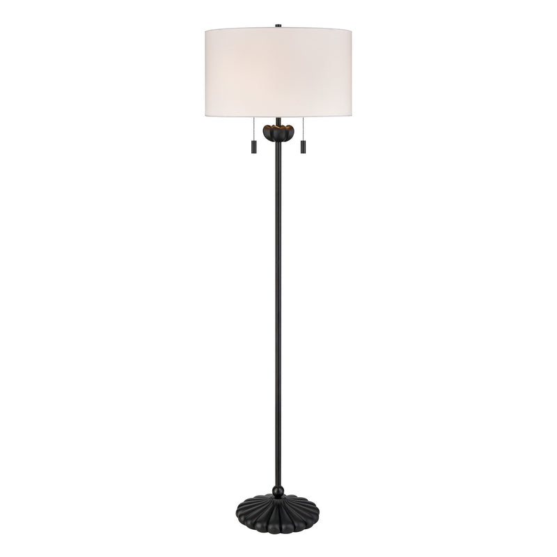 ELK Home H0019-9609 Two Light Floor Lamp, Black Finish-LightingWellCo