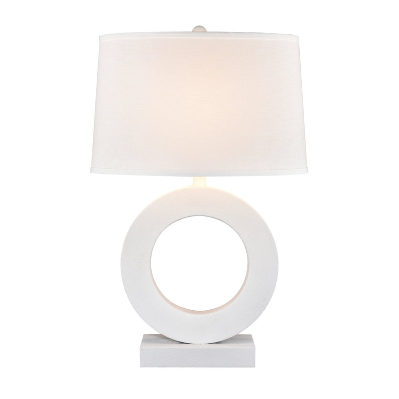 ELK Home H0019-9524 Table Lamp, Dry White Finish-LightingWellCo